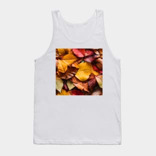 Autumn Leaves Pattern 15 Tank Top